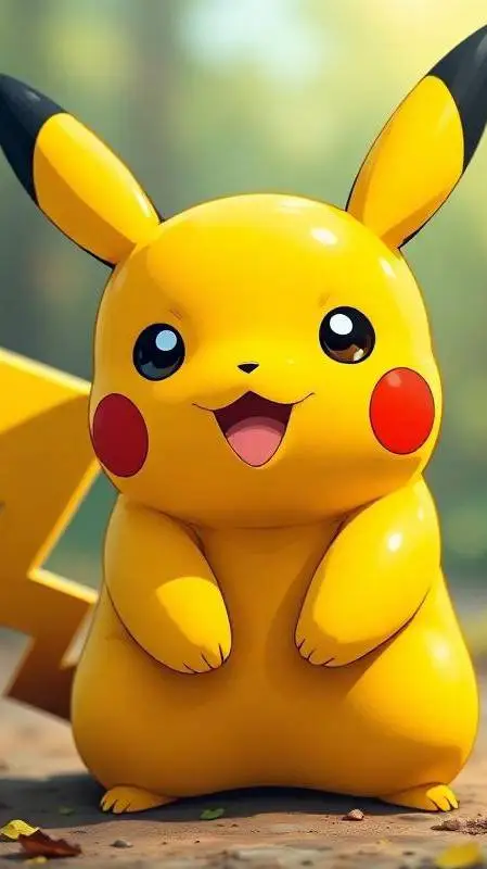 ai character: Pikachu background