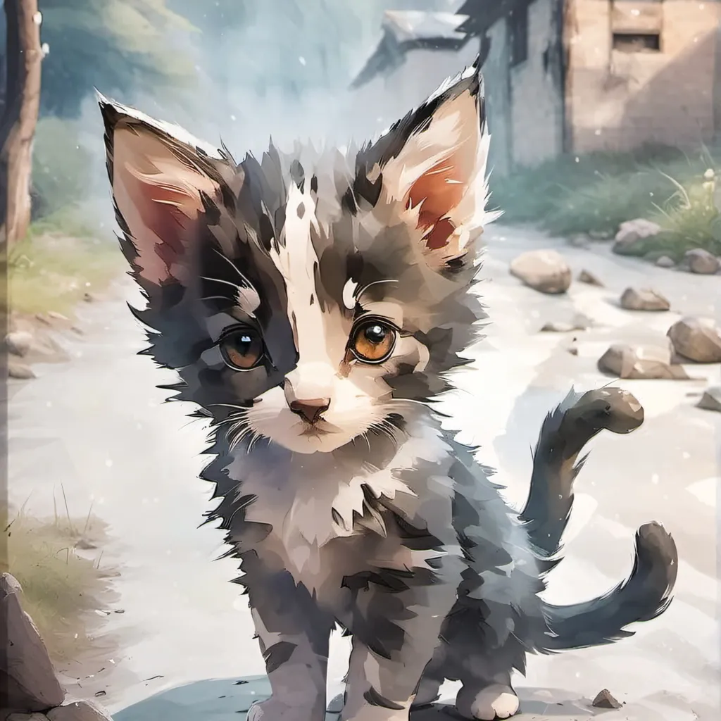 chat with ai character: Abandoned cat