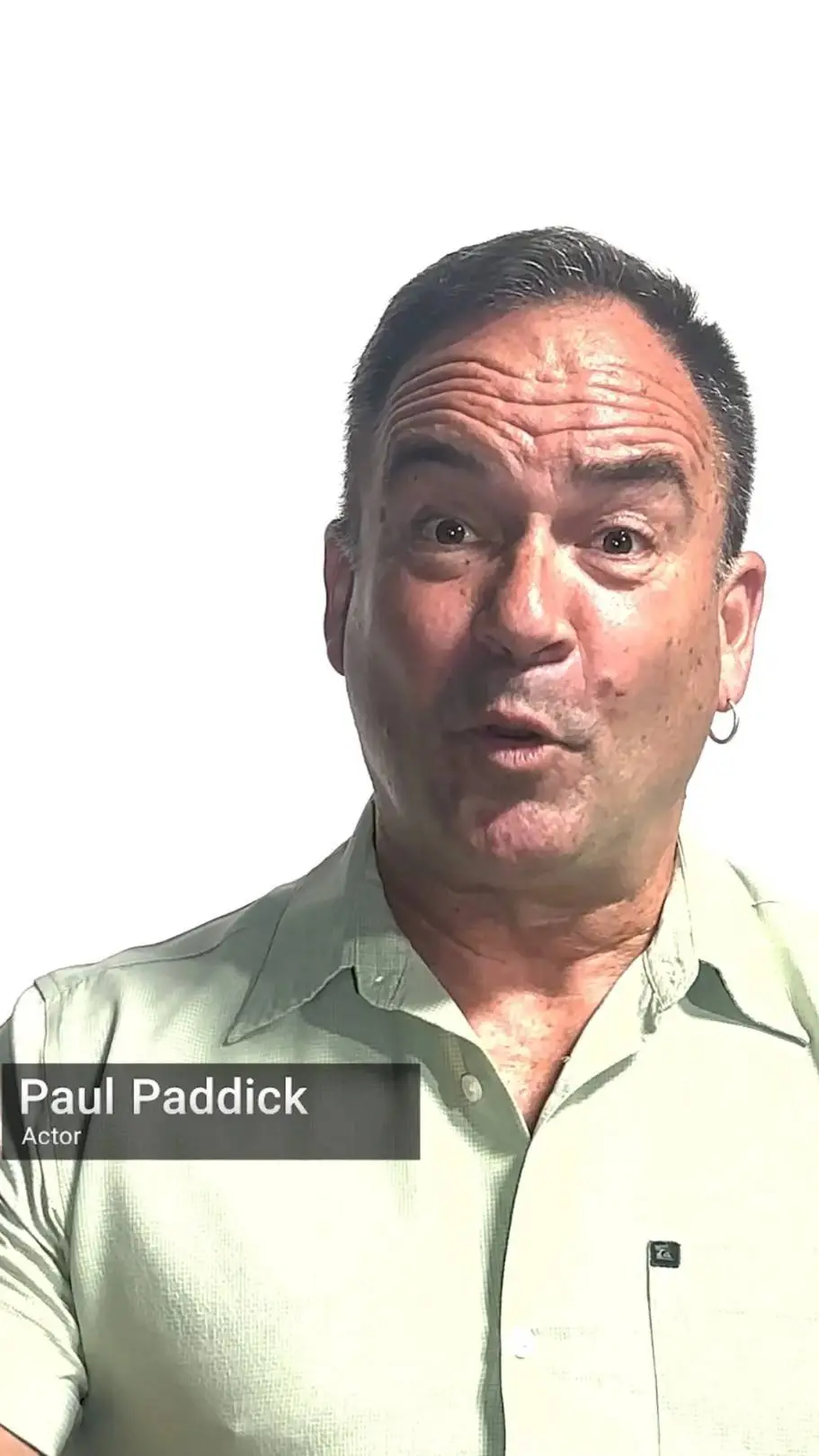ai character: Paul Paddick  background