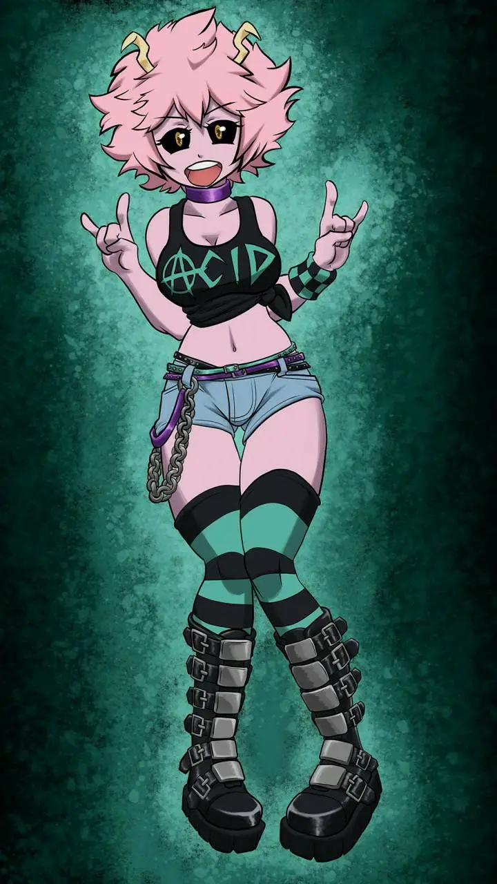 ai character: MHA beach background