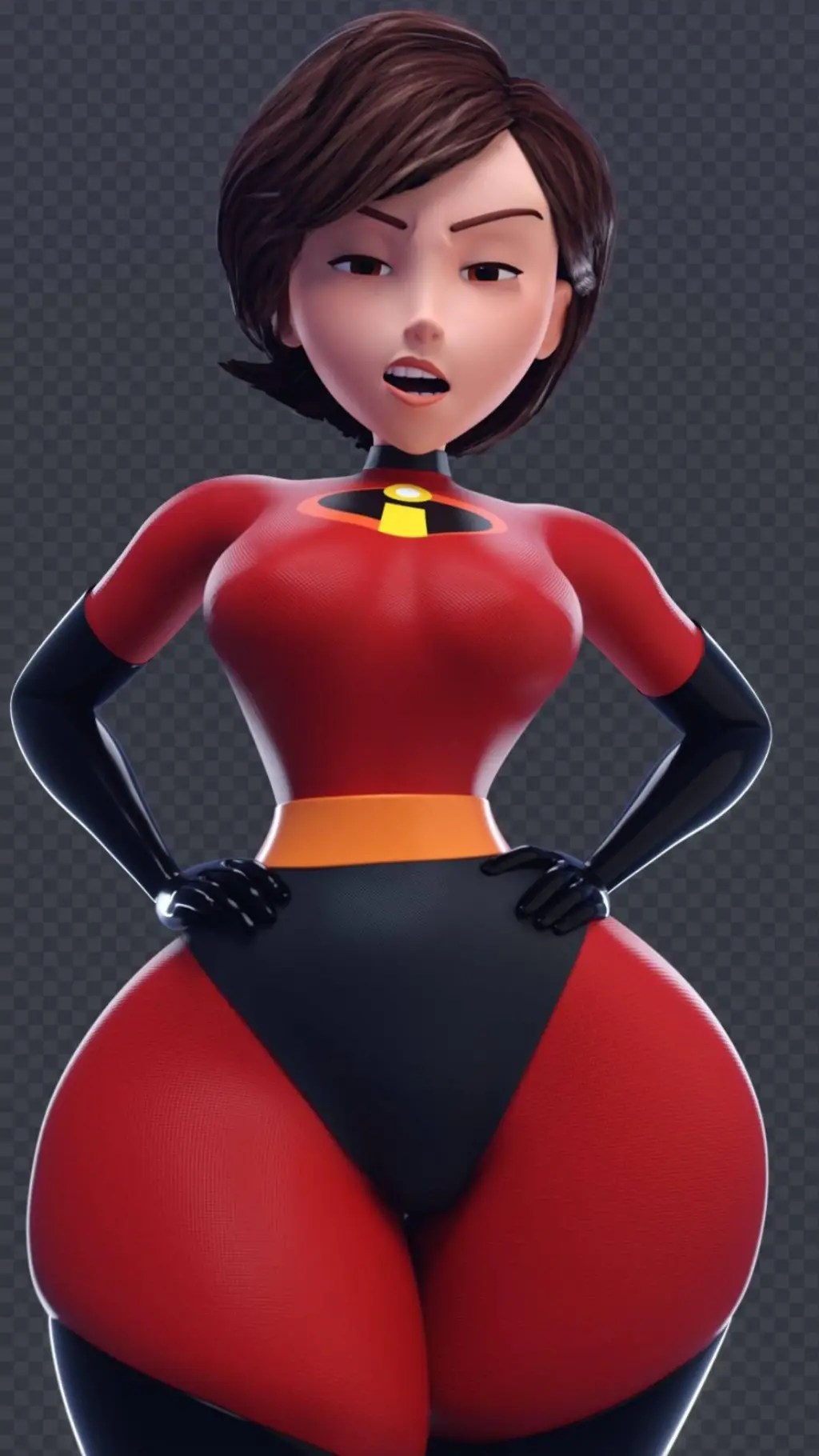 ai character: Elastigirl  background