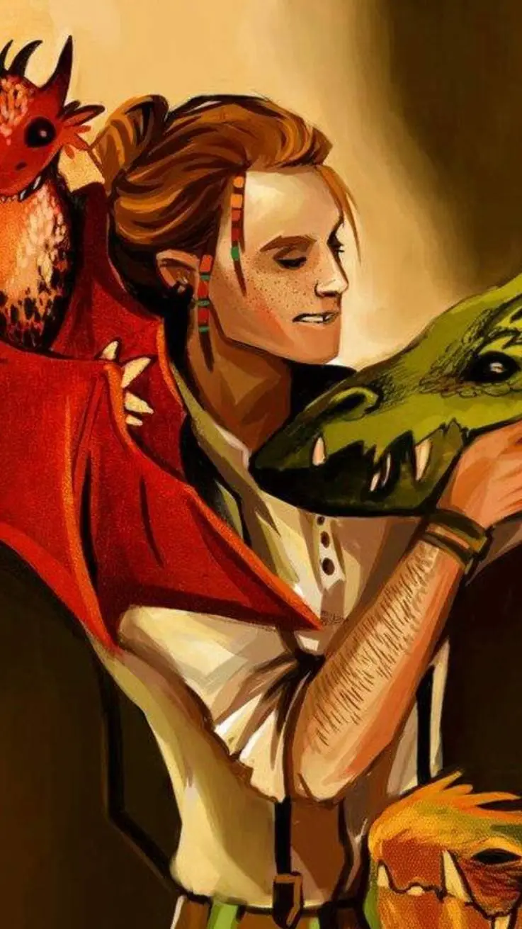ai character: Charlie Weasley  background