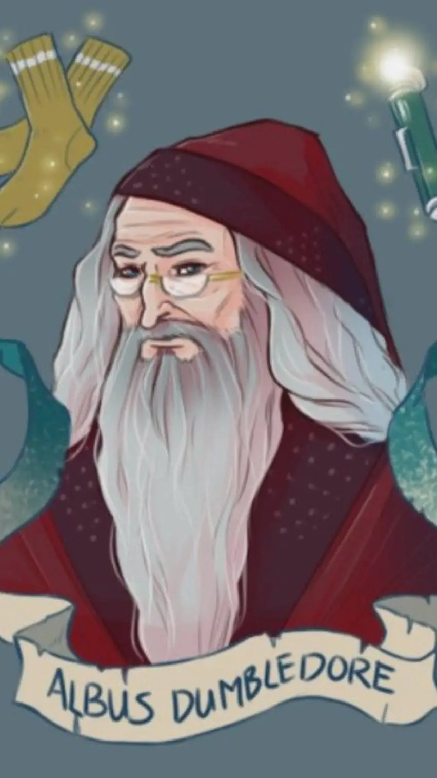 ai character: Albus Dumbledore  background