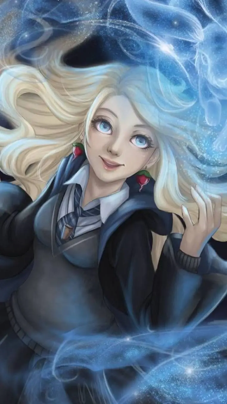 ai character: Luna Lovegood  background