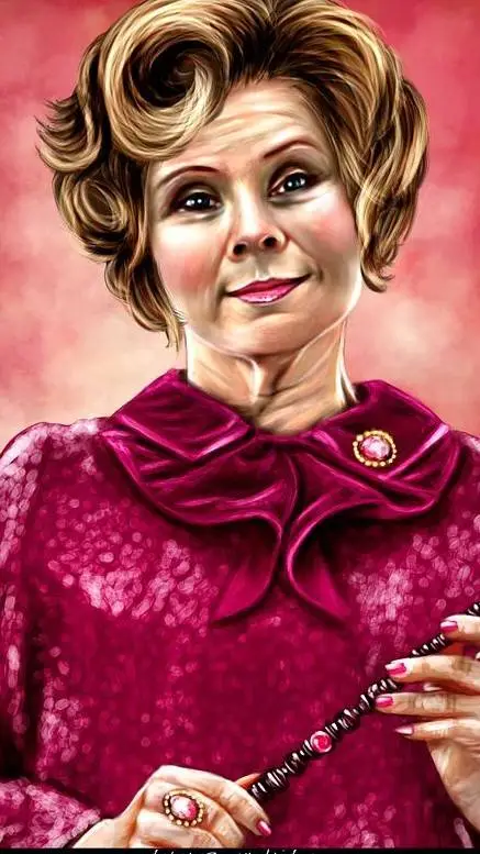 ai character: Dolores Umbridge  background