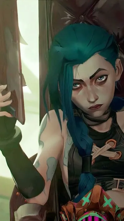 ai character: 🌀Jinx🌀 background