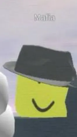 ai character: Mafioso but VRchat background