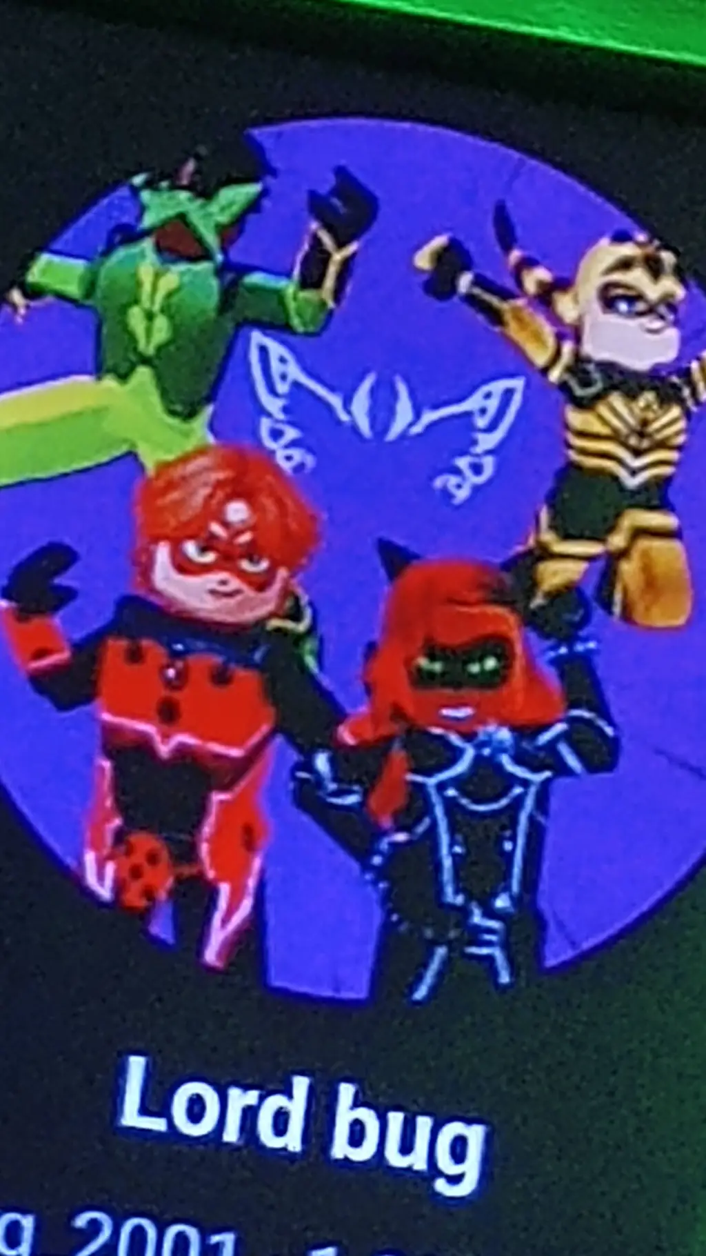 ai character: LORD BUG background