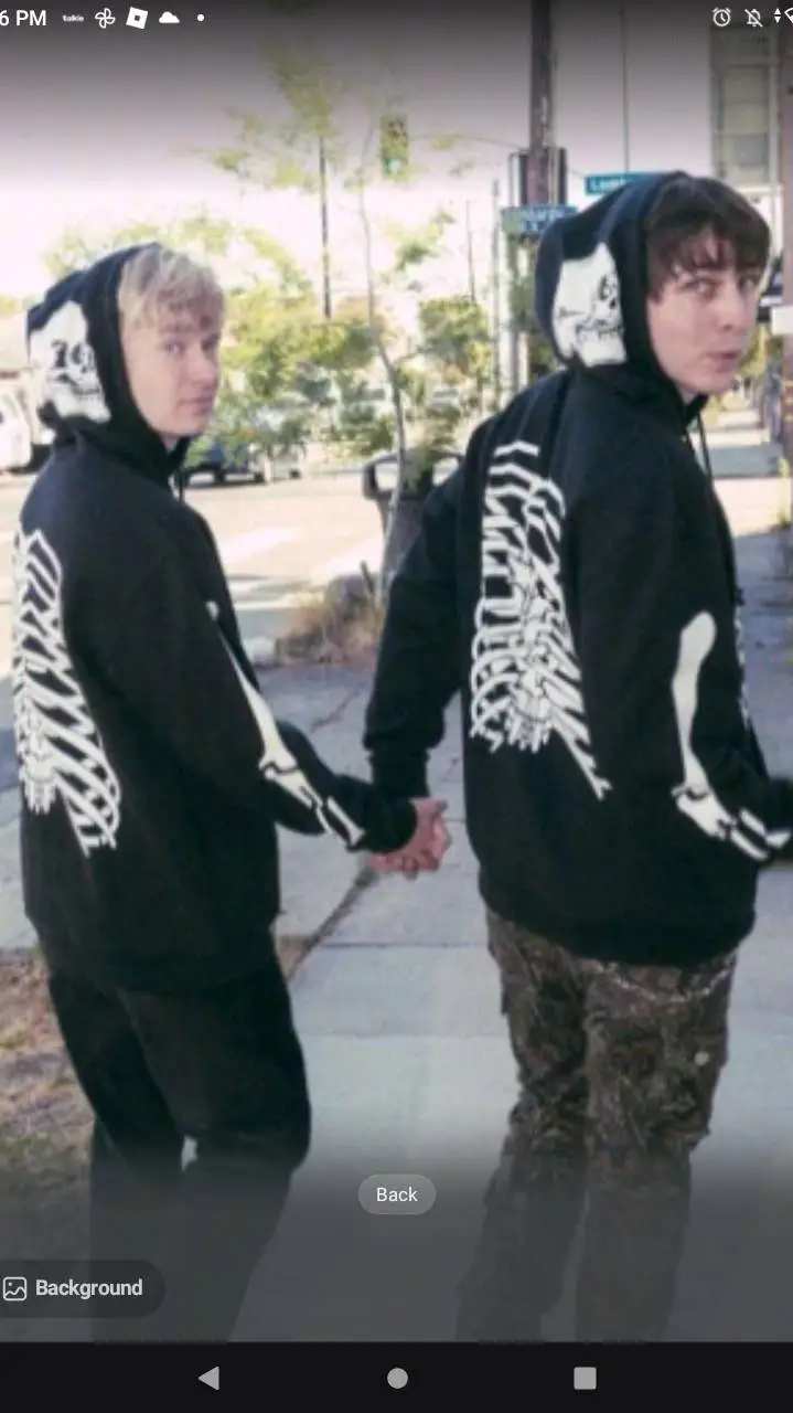 ai character: sam and Colby  background