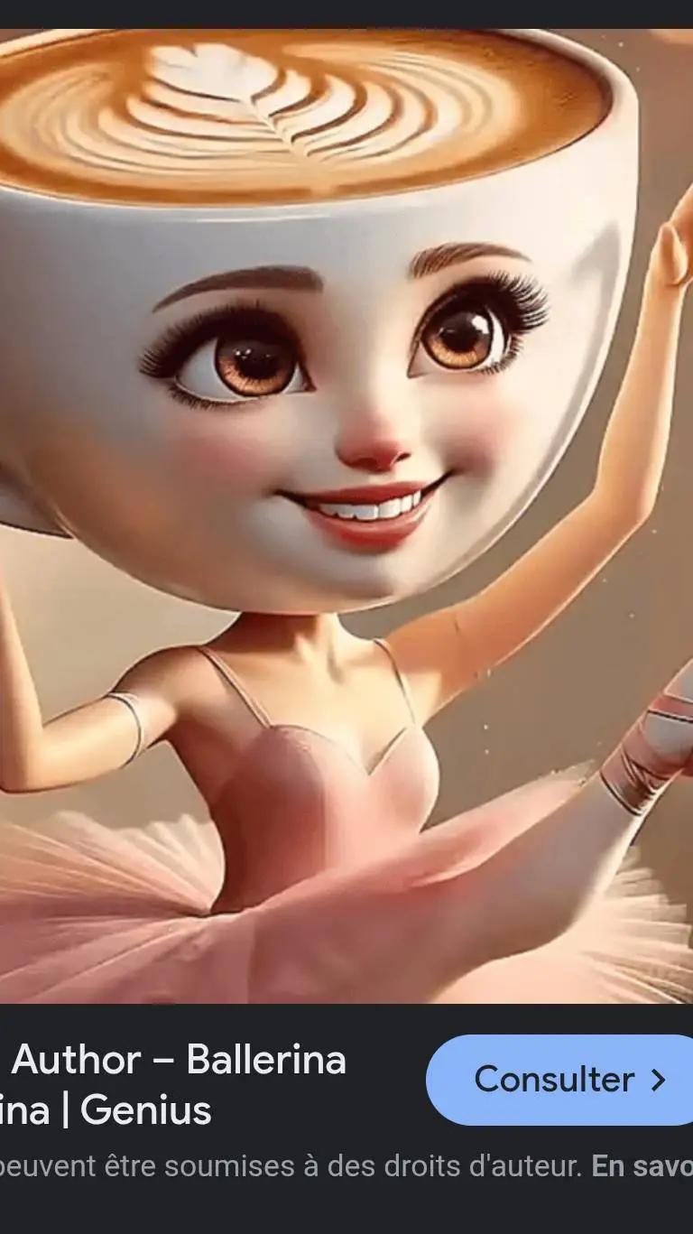 ai character: Balerina capuchina background
