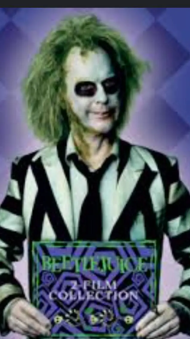 ai character: Beetlejuice  background