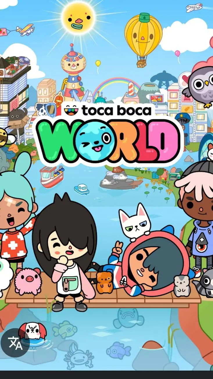 ai character: Toca boca background