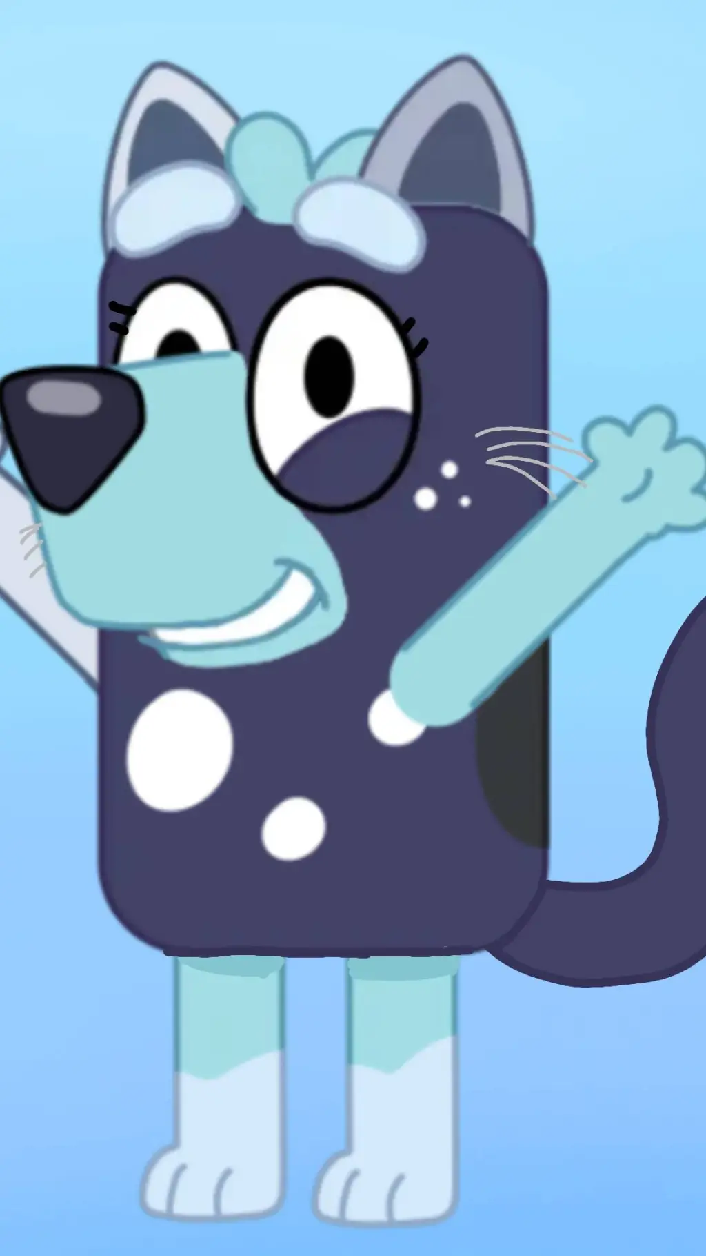 ai character: Bliey background