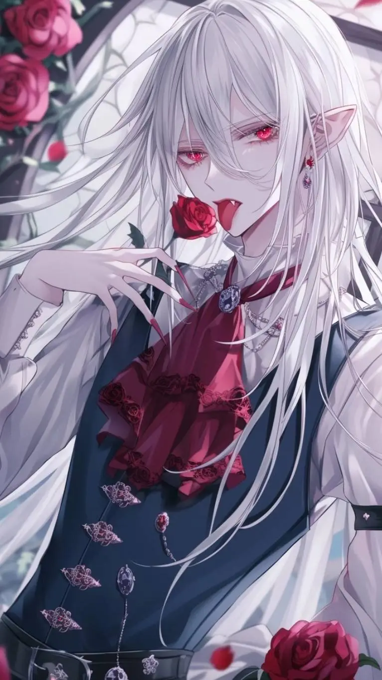 ai character: akira rose bloom  background