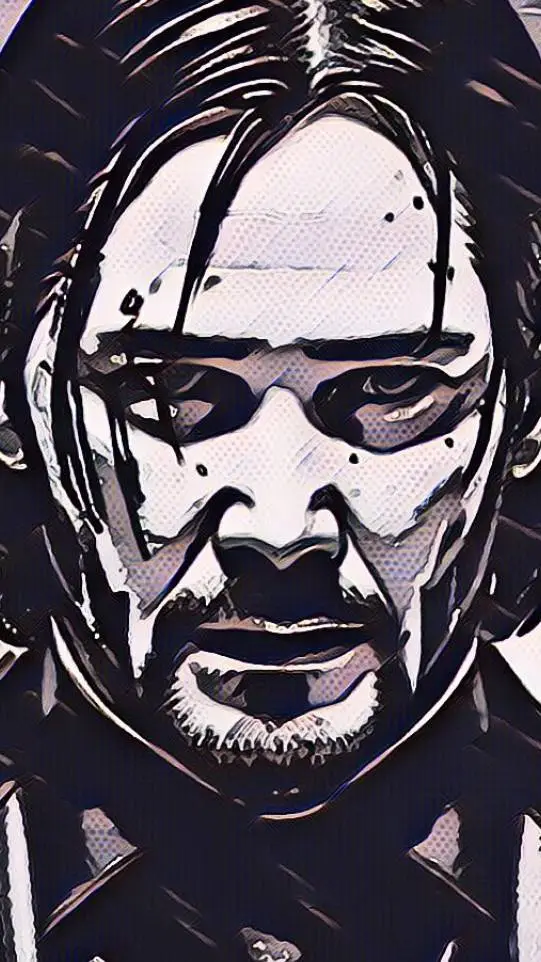 ai character: John Whick background