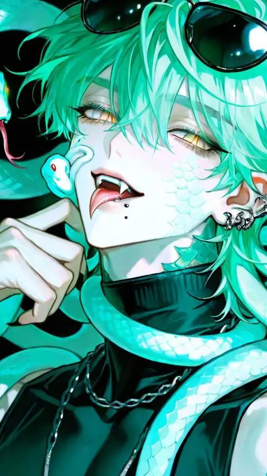 ai character: ~cris~🐍 background