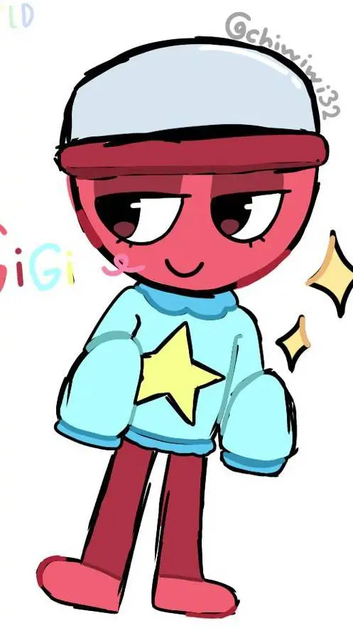 ai character: gigi from dw♥️ background