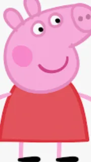 ai character: PEPPA PIG 🐷  background