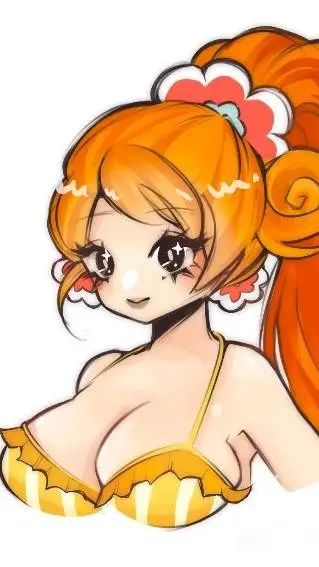 ai character: giant girl  background