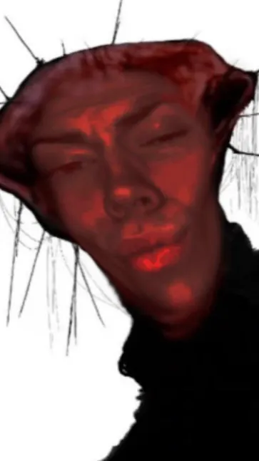 ai character: the mewing one  background