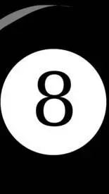 ai character: Magic 8 Ball background