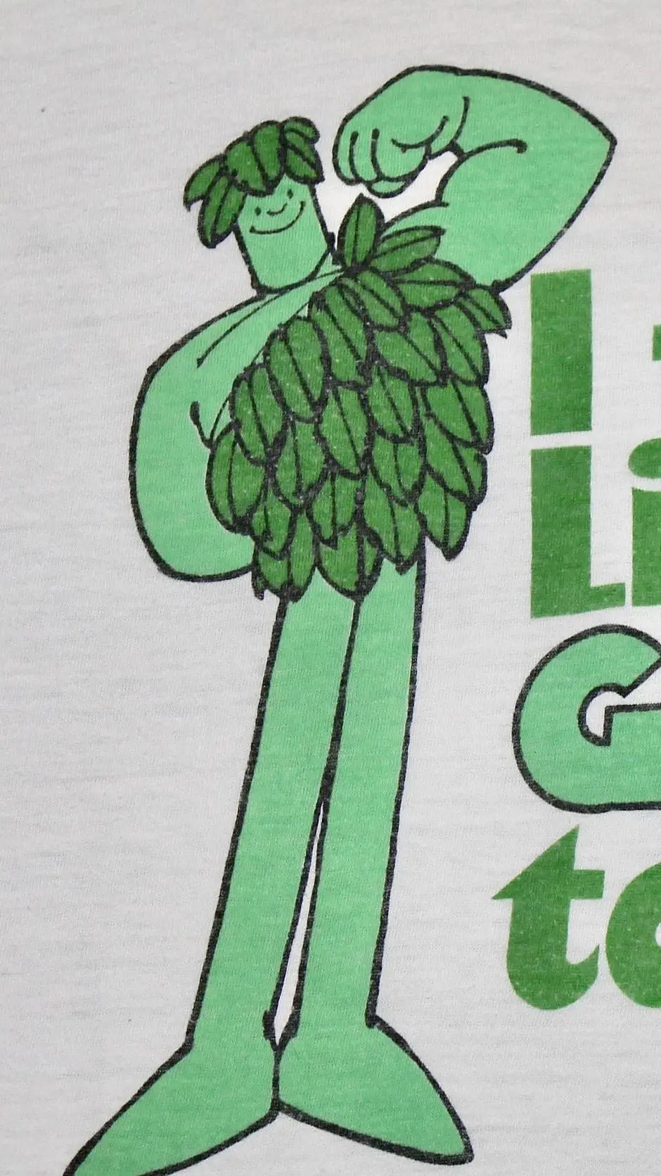 ai character: Green giant  background