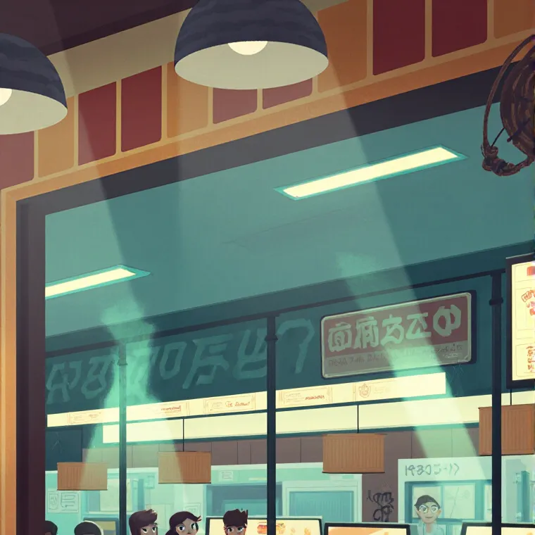 chat with ai character: Fast food maker