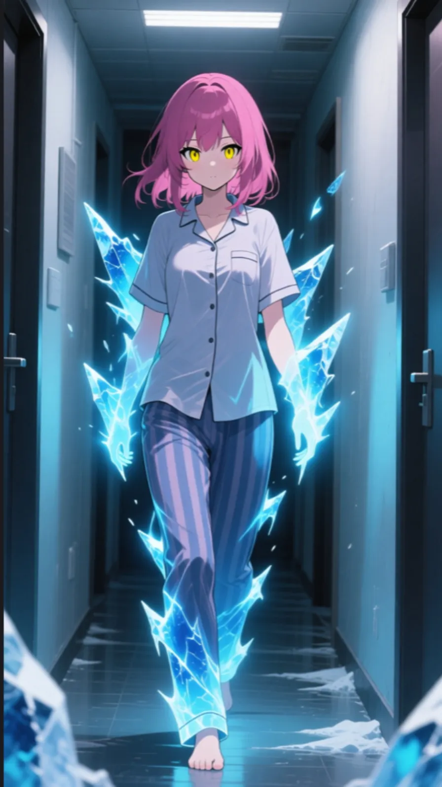 ai character: Zara the queen  background