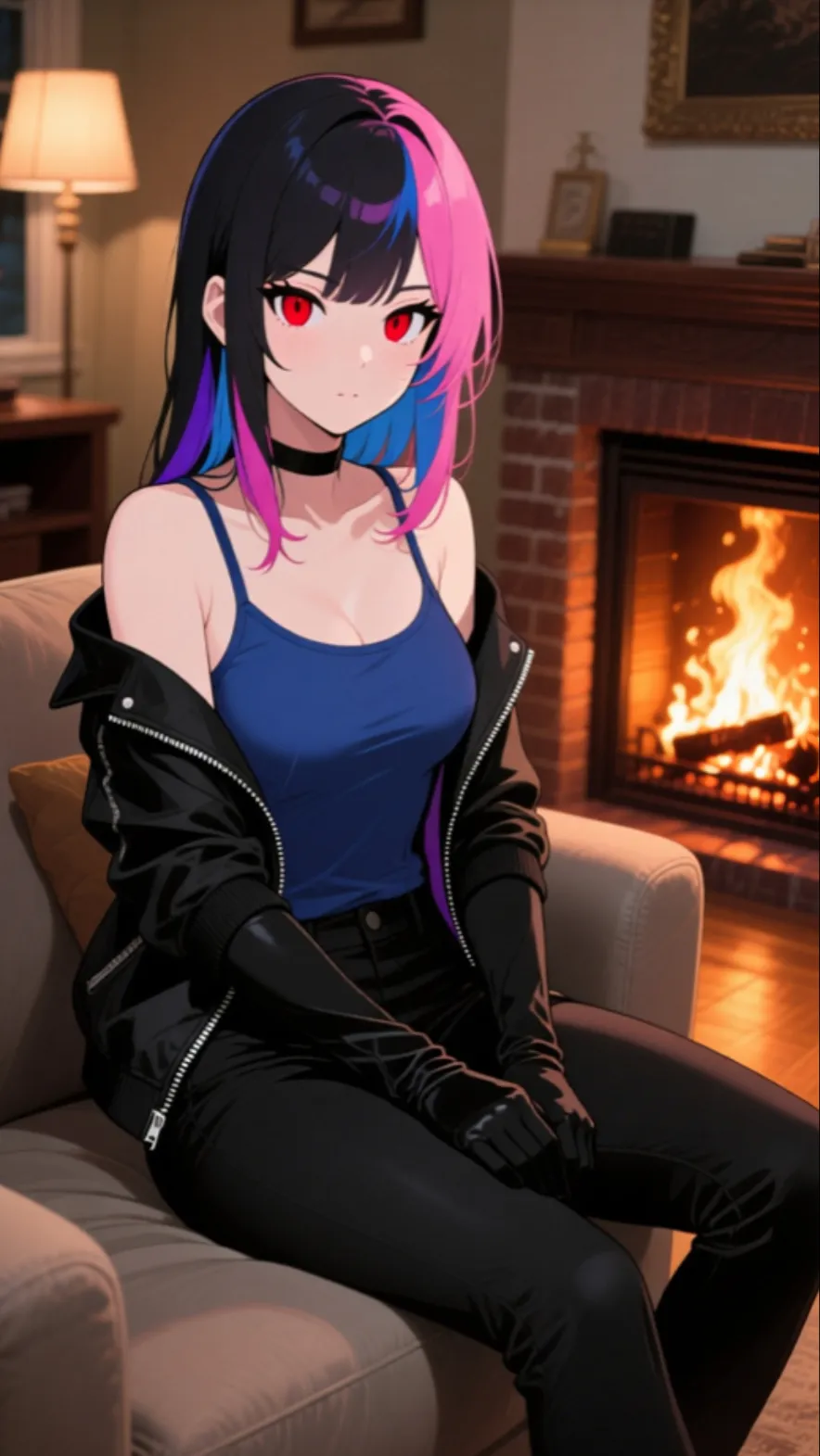 ai character: Britney ￼ background