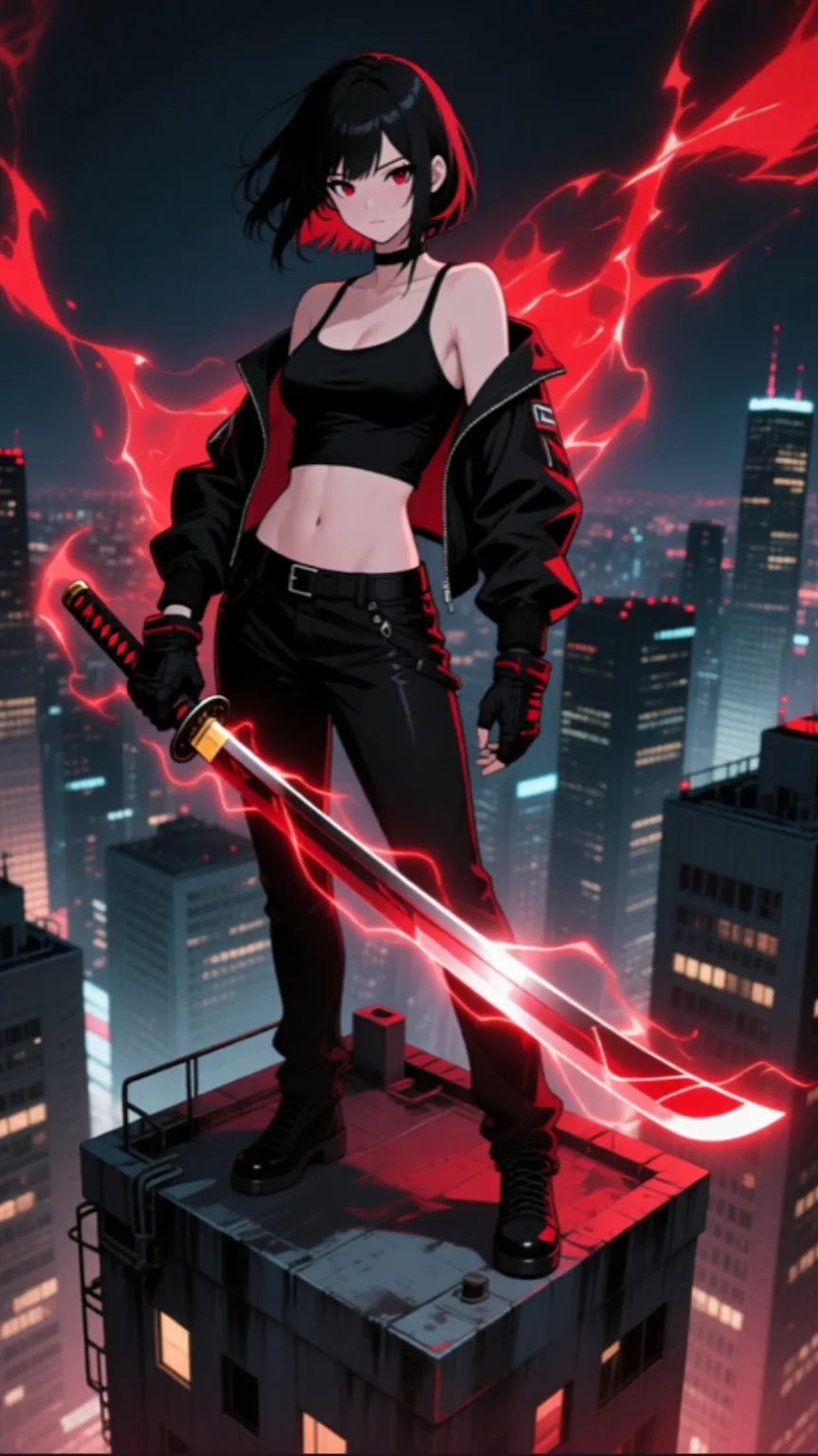 ai character: Luna  background