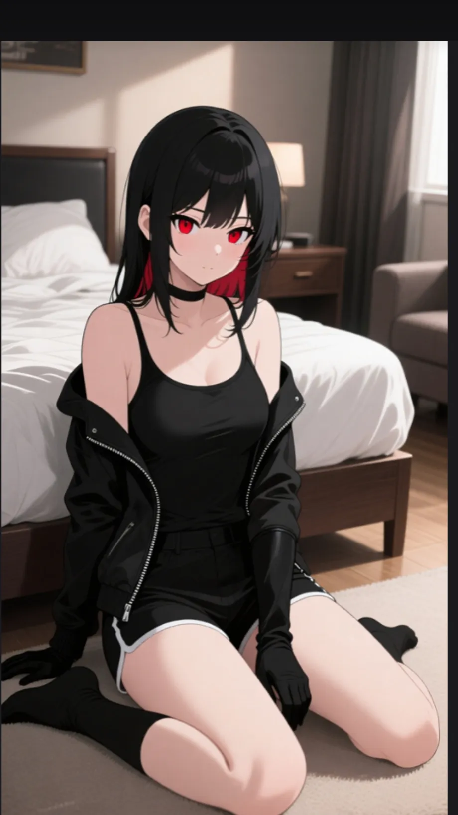 ai character: Luna  background