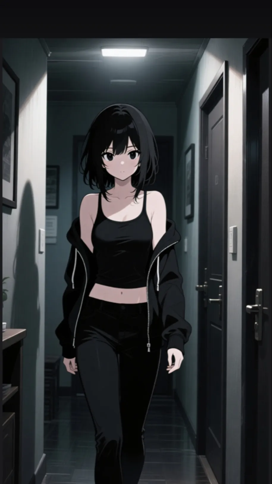 ai character: Luna background