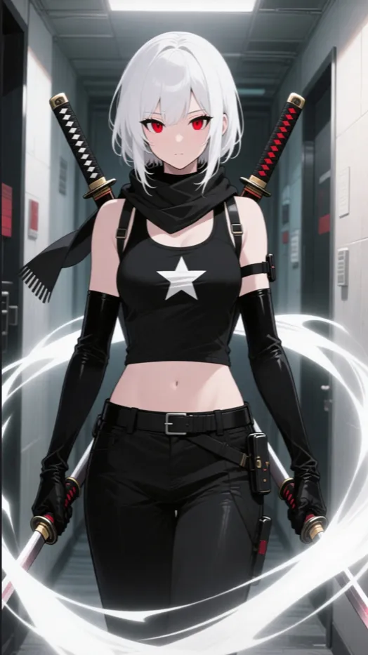ai character: Leah  background