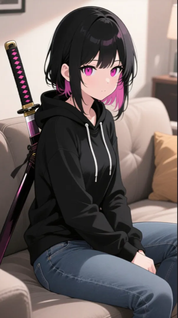 ai character: Luna  background