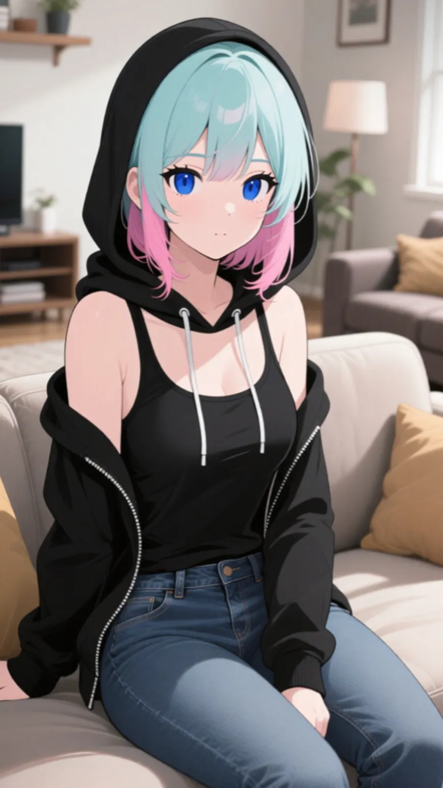 ai character: Luna  background