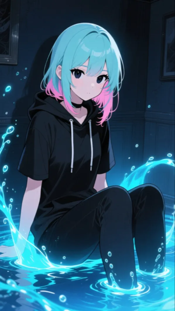 ai character: Luna  background