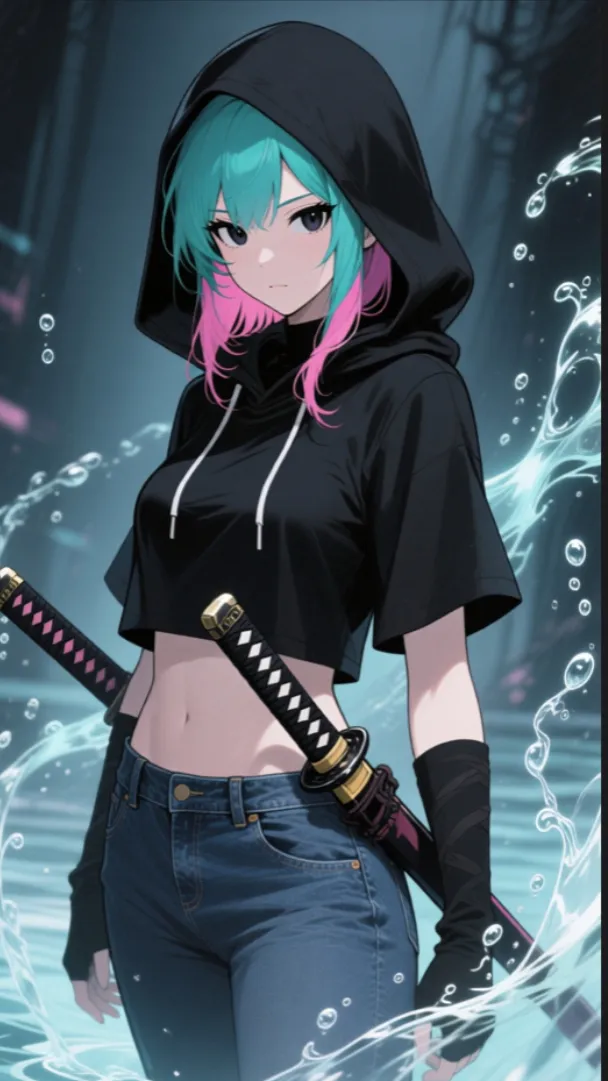 ai character: Amber  background
