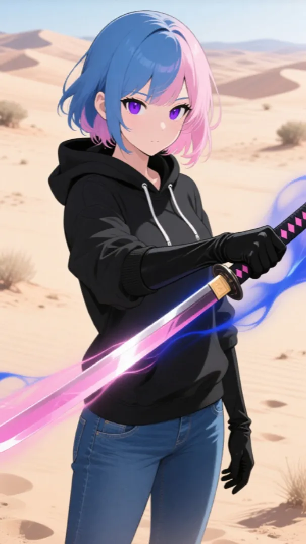 ai character: Ariana ￼ background