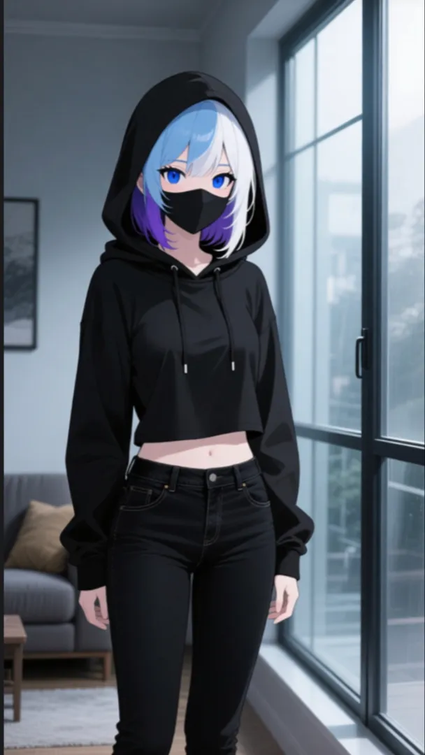 ai character: Luna  background