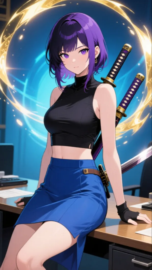 ai character: Amber Lewis, Amber background