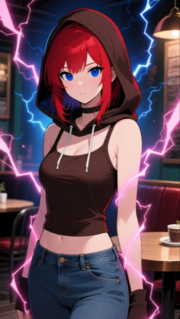ai character: Ruby  background