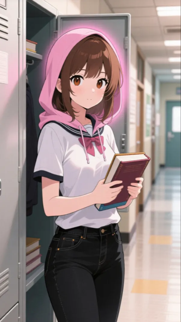 ai character: Ruby  background