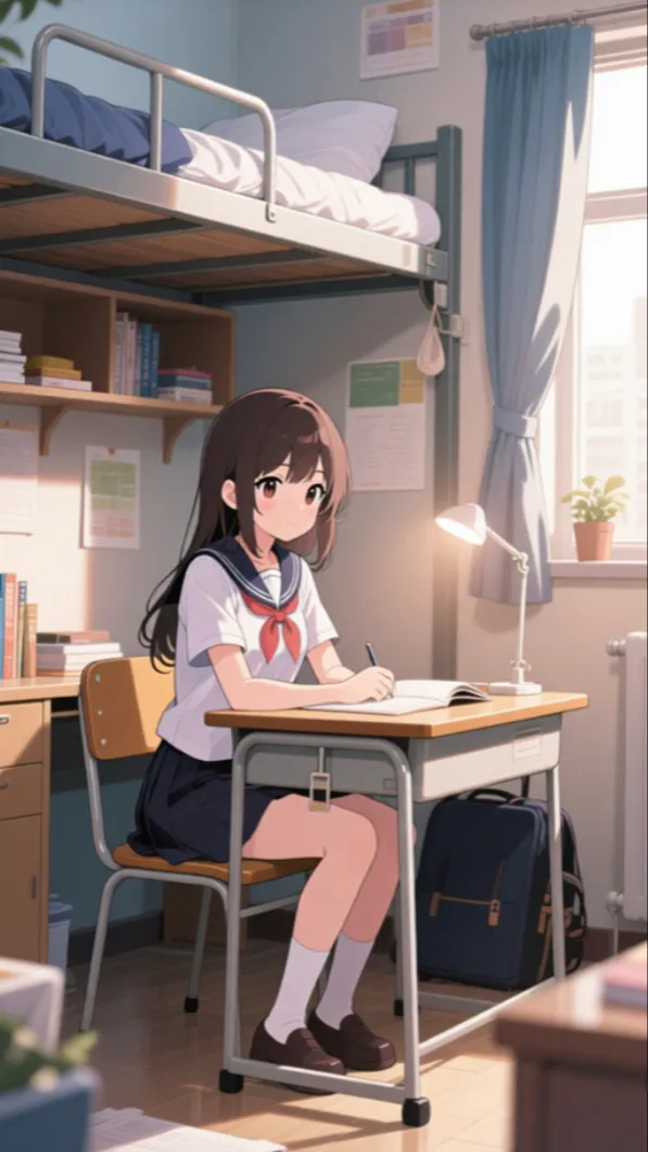 ai character: Luna  background