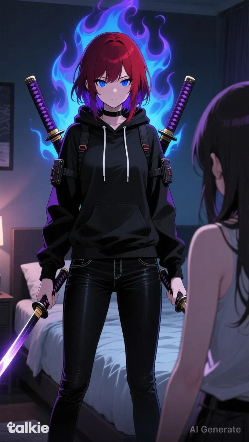 ai character: Kiki  background