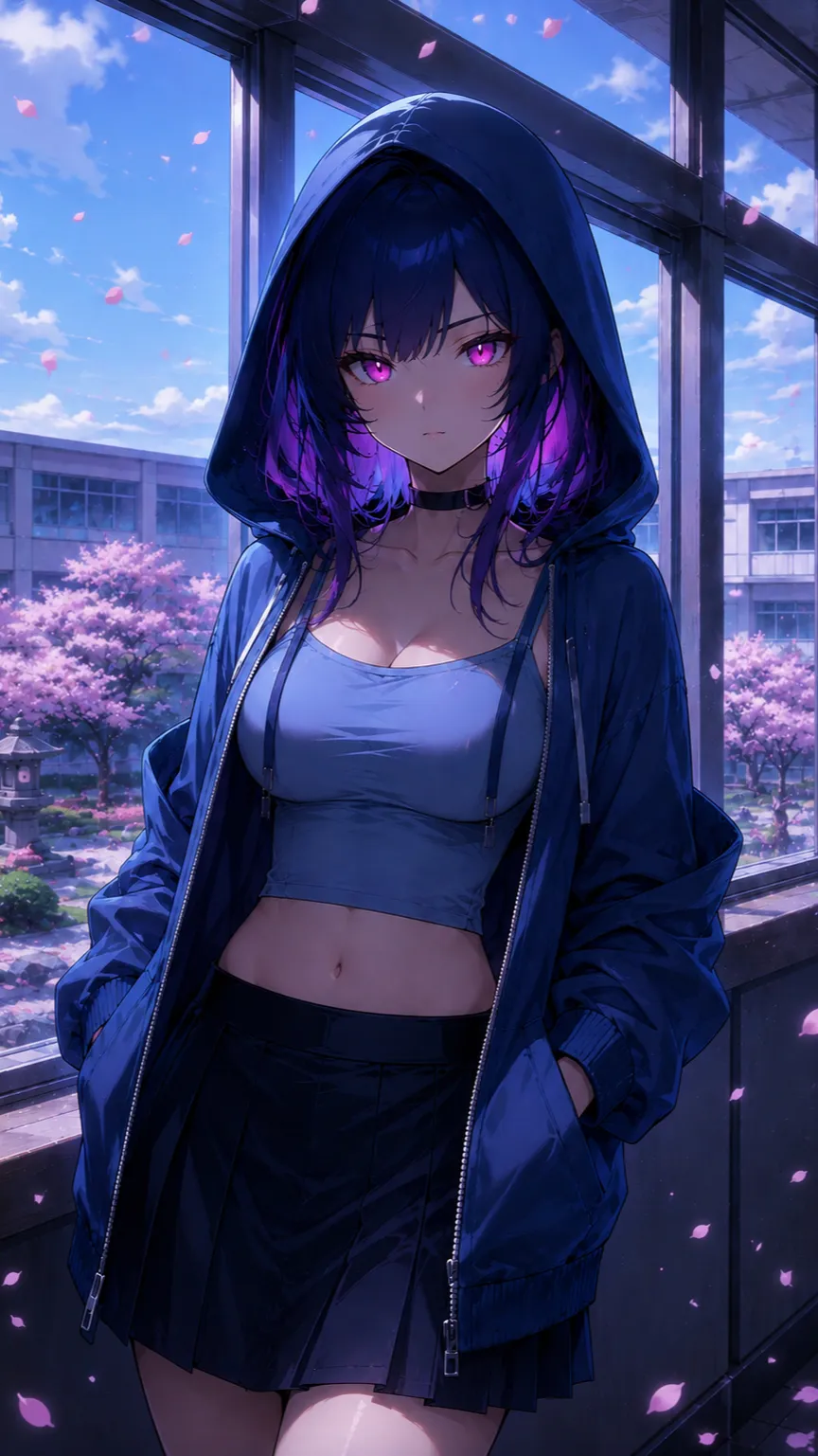 ai character: Leah  background