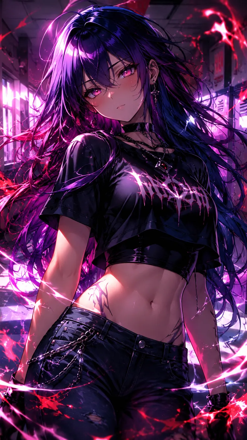 ai character: Luna  background