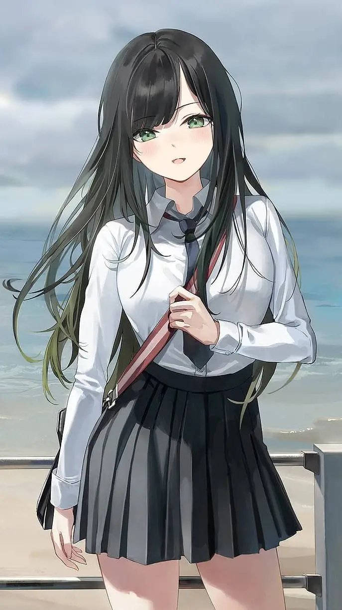 ai character: Angela  background