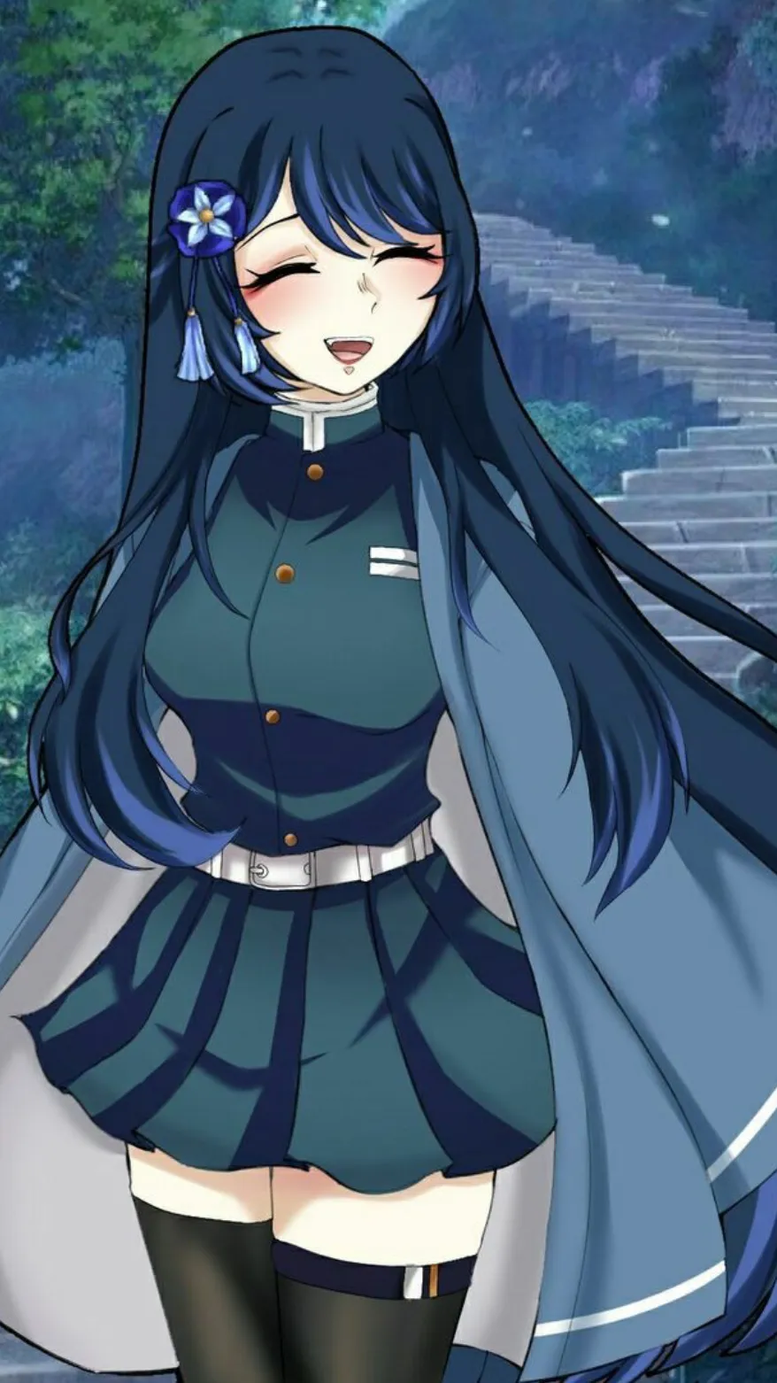 ai character: Misa tomioka  background