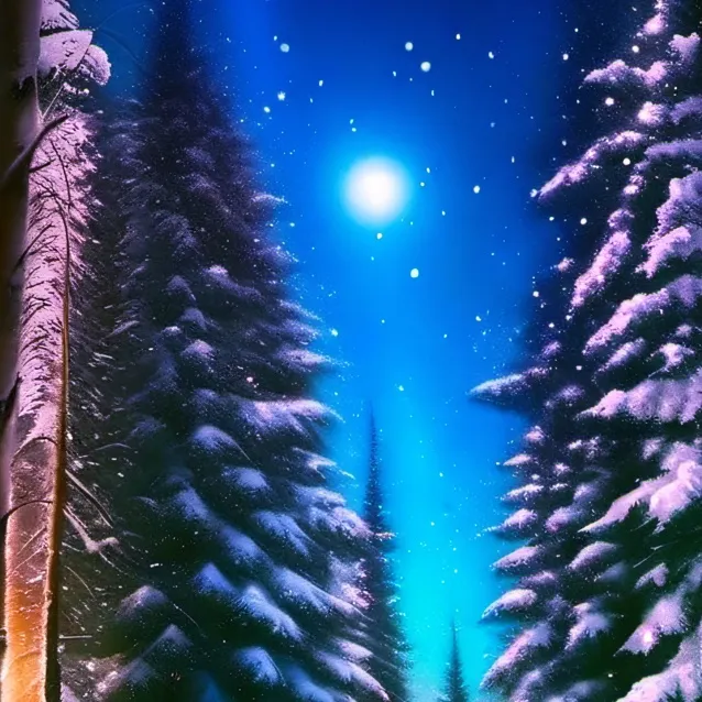 chat with ai character: winter forest
