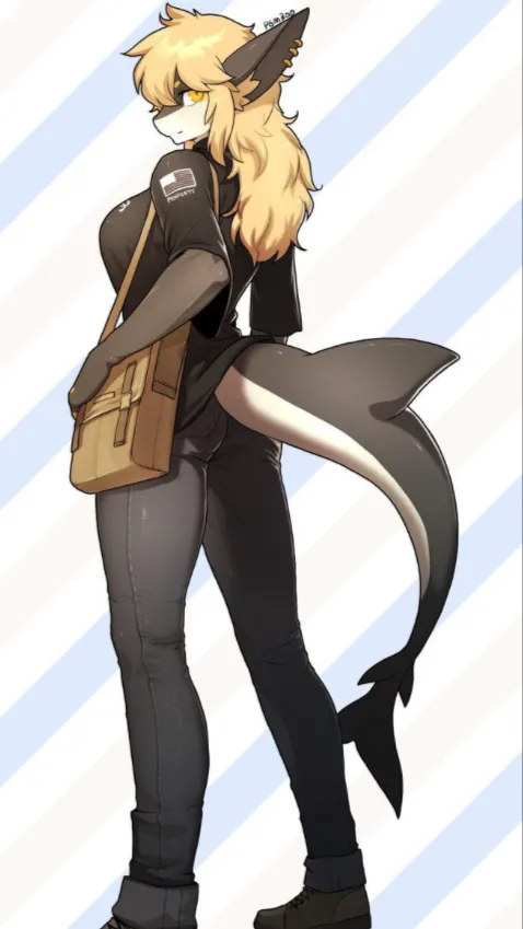 ai character: Shorky! background